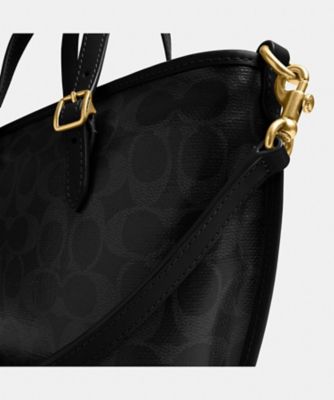 タクシー トート バッグ 21・シグネチャー キャンバス | COACH